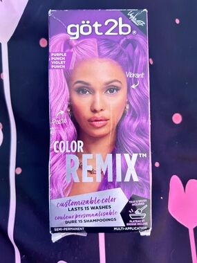 Color Remix Semi-Permanent Hair Color — Purple Punch